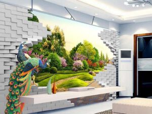 Chọn gạch ốp tường tranh đẹp 2020