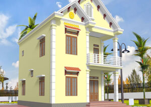 phối màu sơn nhà